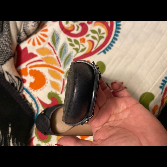 Tory Burch Navy Flats UEC - Picture 4 of 12